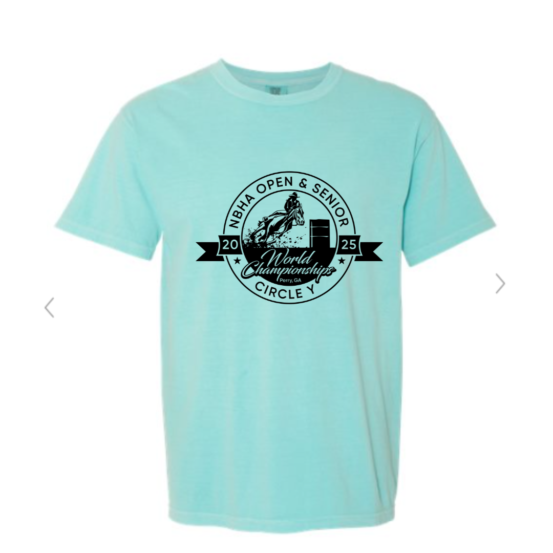 2025 NBHA Open & Senior World Championship T-Shirt : Mint