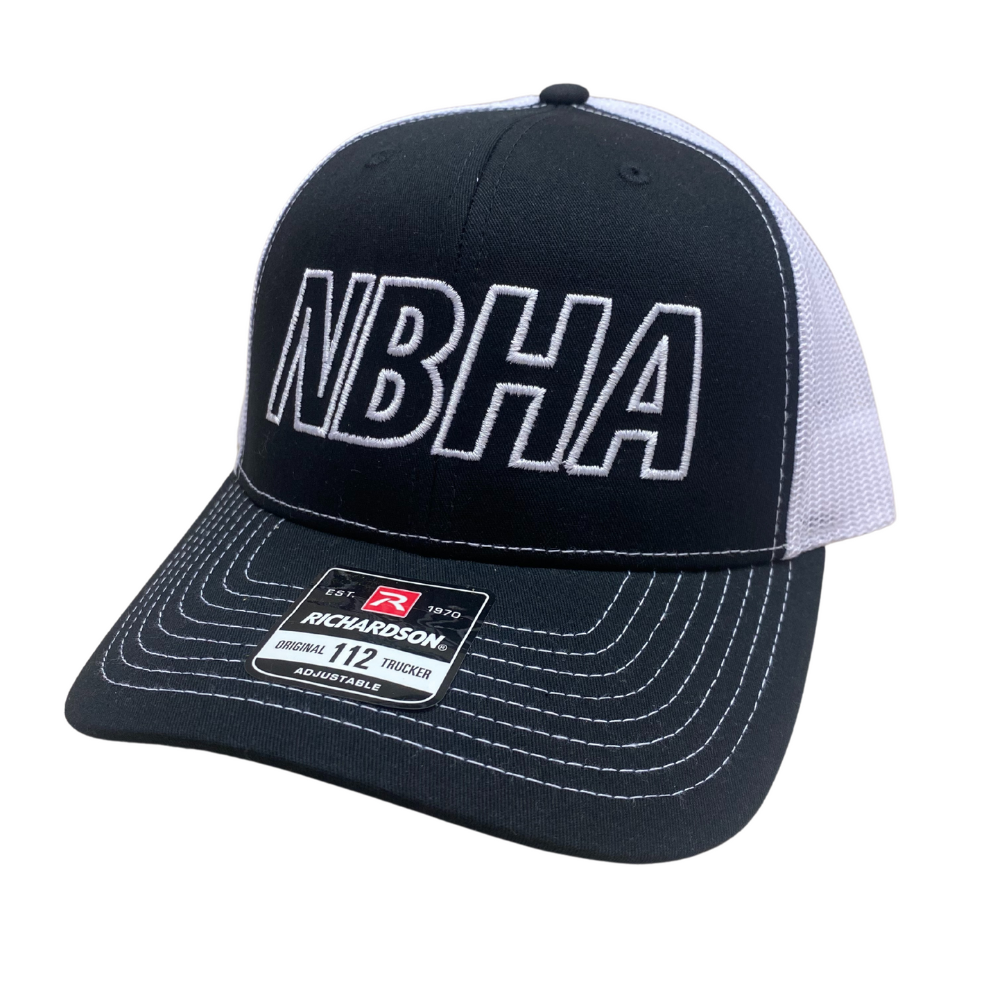 NBHA Trucker Hat : Black/White