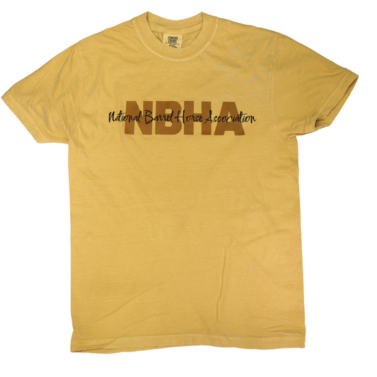 NBHA T-Shirt : Mustard Comfort Colors