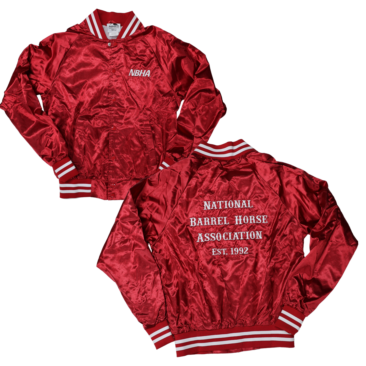 NBHA Jacket : Bomber Silk Red