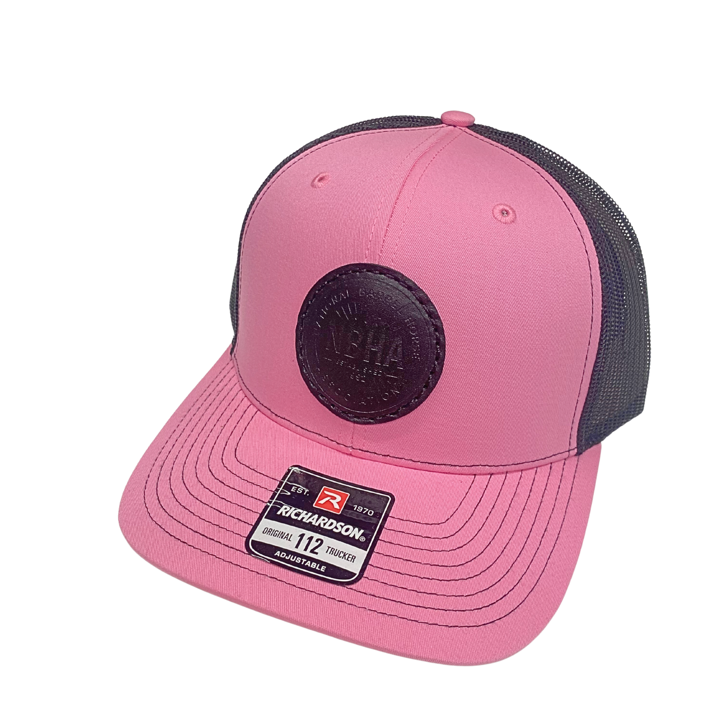 NBHA Trucker Hat : Pink/Black Patch