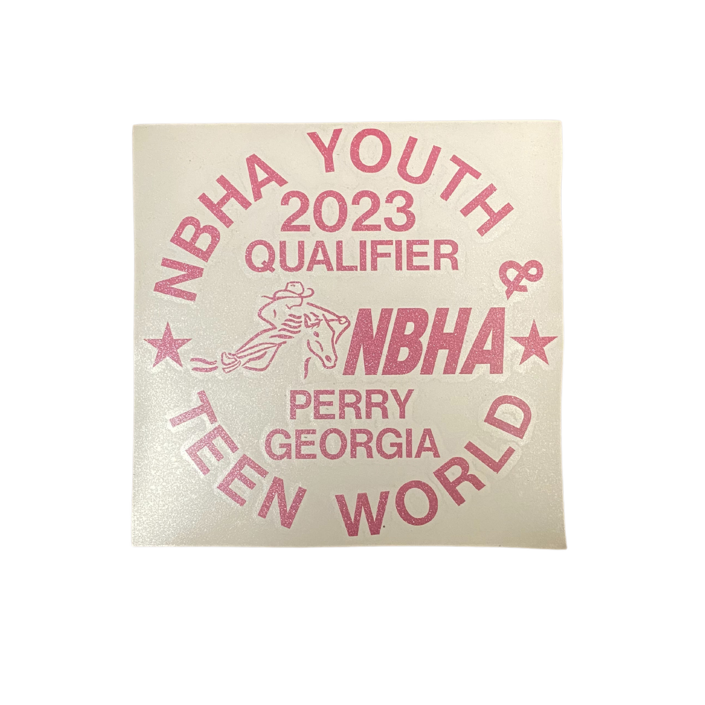 2023 NBHA Youth & Teen World Championship Decal : Qualifier