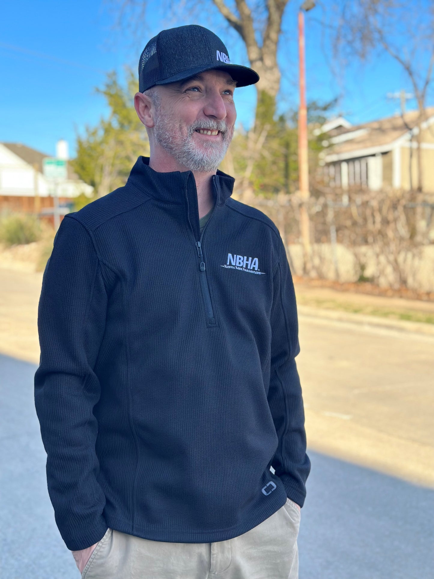 NBHA 1/2 Zip Jacket : Black