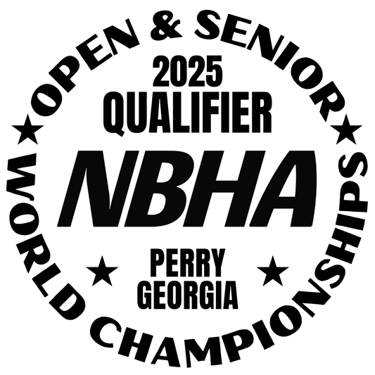 2025 NBHA Open & Senior World Championship Decal : Qualifier