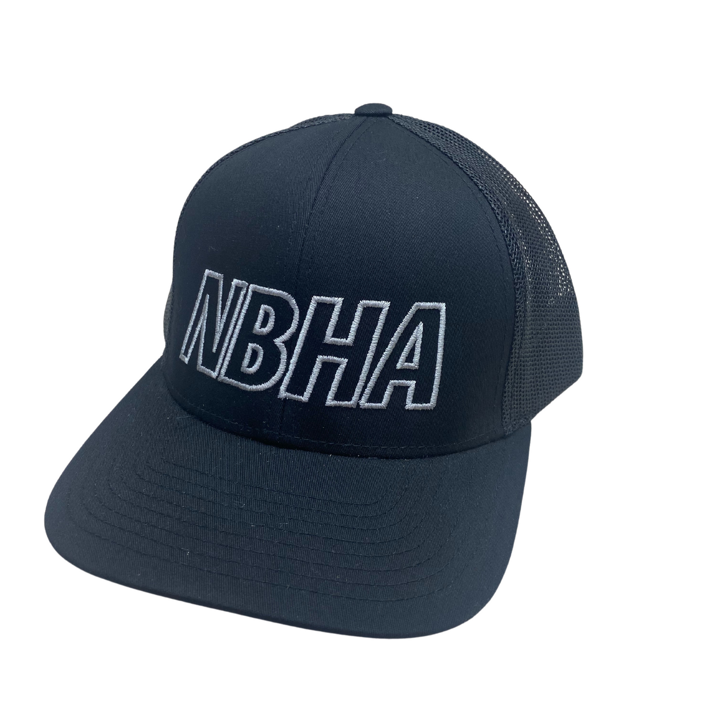 NBHA Trucker Hat : Black/Black