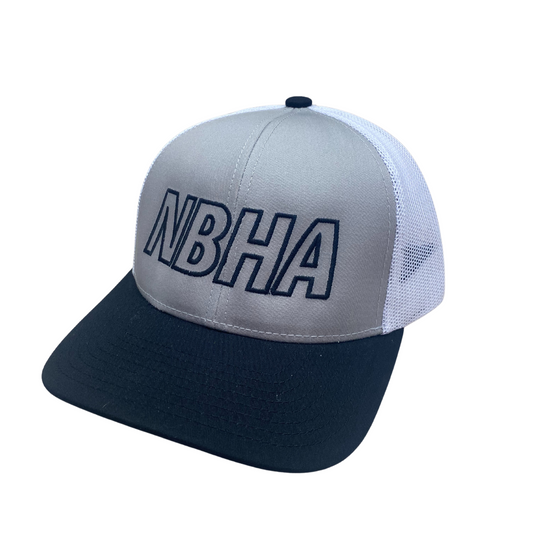NBHA Trucker Hat : Grey/Black/White