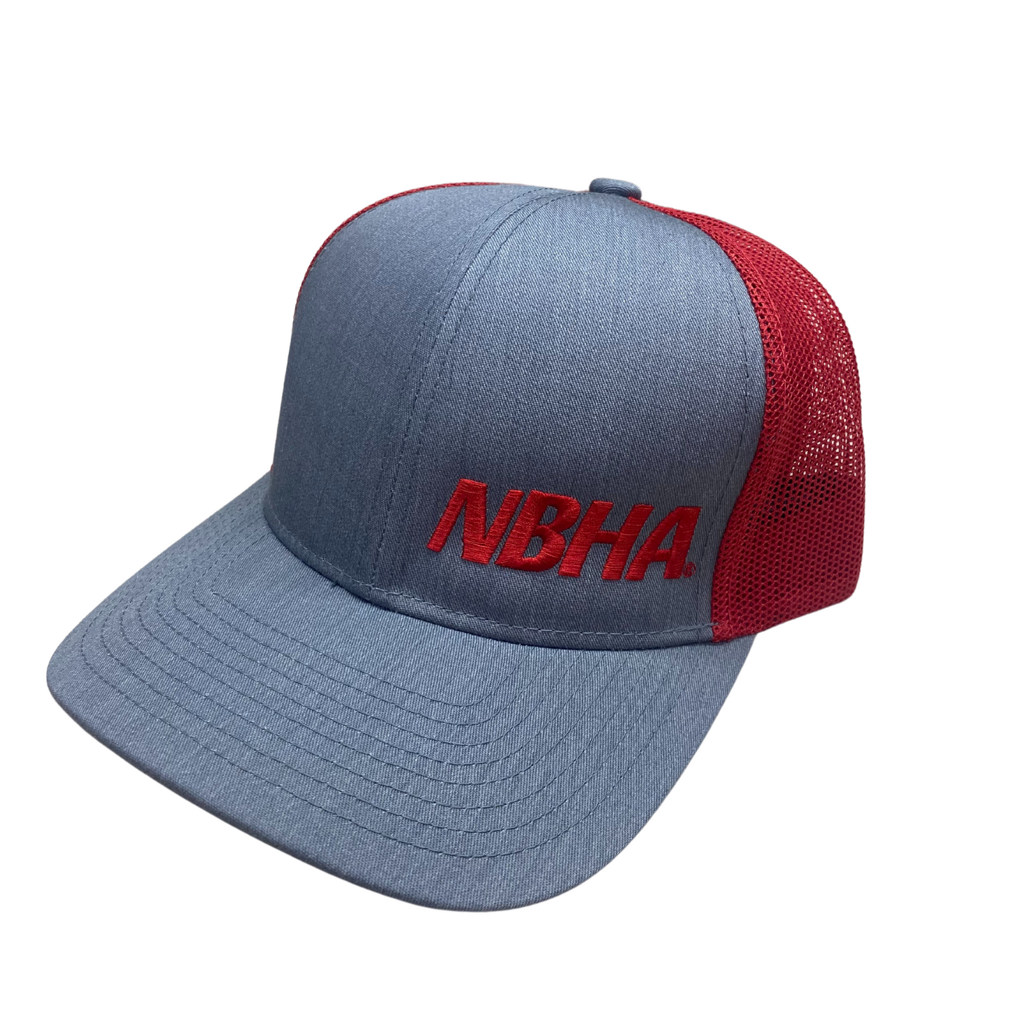 NBHA Trucker Hat : Grey/Red