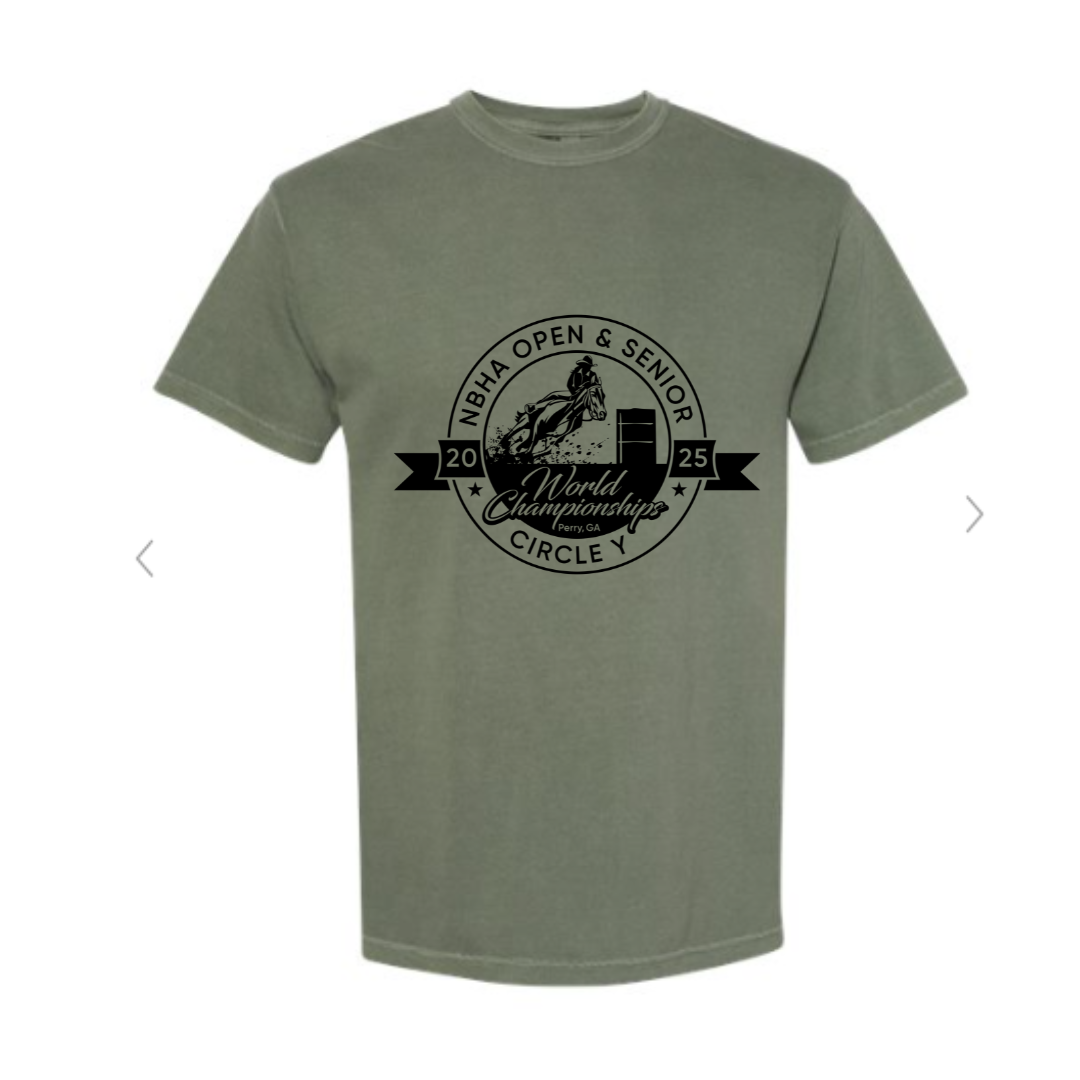 2025 NBHA Open & Senior World Championship T-Shirt : Green
