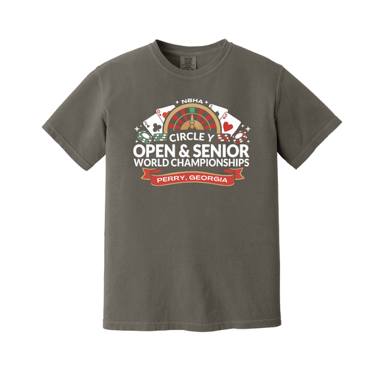 2025 NBHA Open & Senior World Championship T-Shirt : Grey