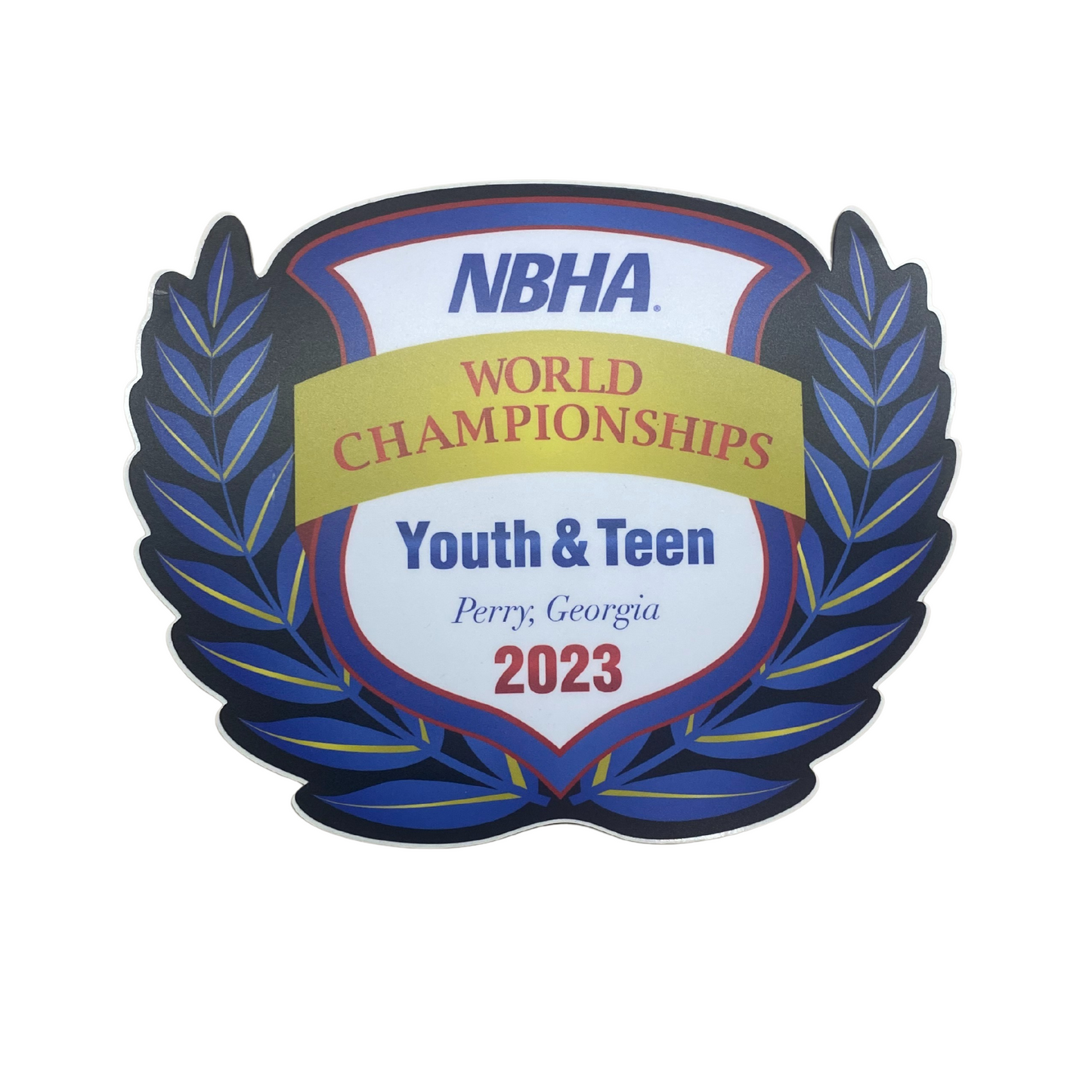 2023 NBHA Youth & Teen World Championship Sticker