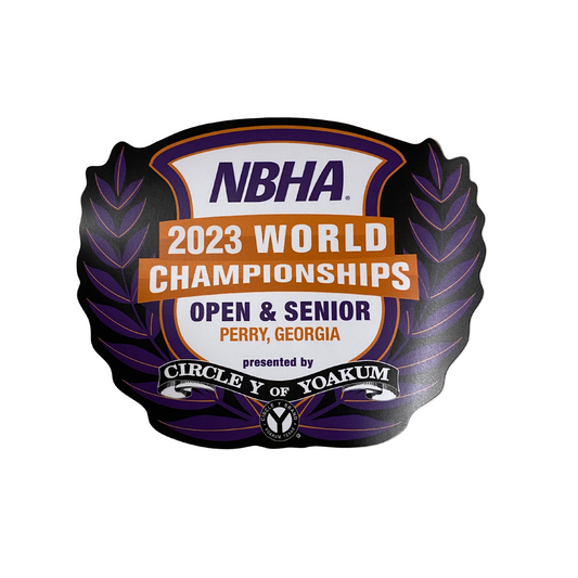 2023 NBHA Open & Senior World Championship Sticker