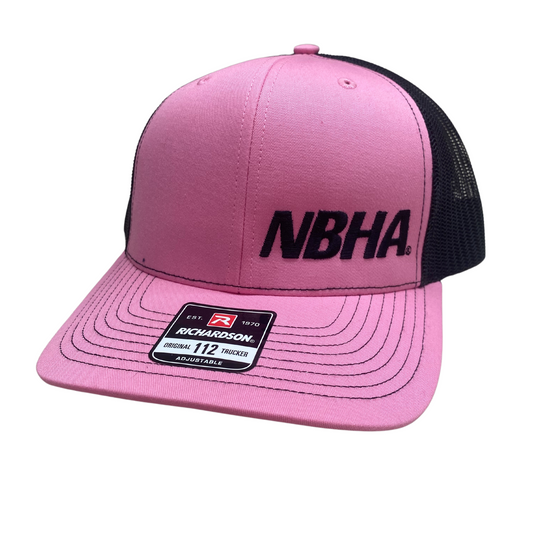 NBHA Trucker Hat : Pink/Black