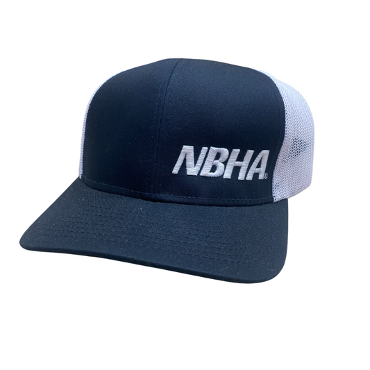NBHA Trucker Hat : Black/White