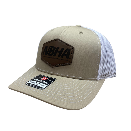 NBHA Trucker Hat : Tan/White