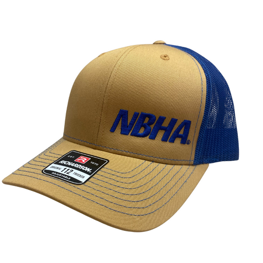 NBHA Trucker Hat : Gold/Blue
