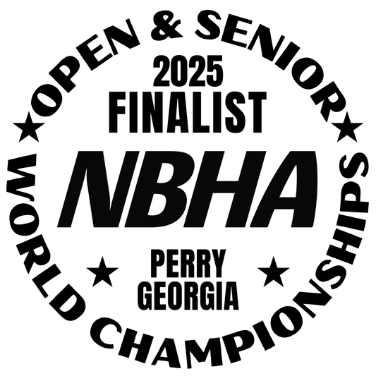 2025 NBHA Open & Senior World Championship Decal : Finalist