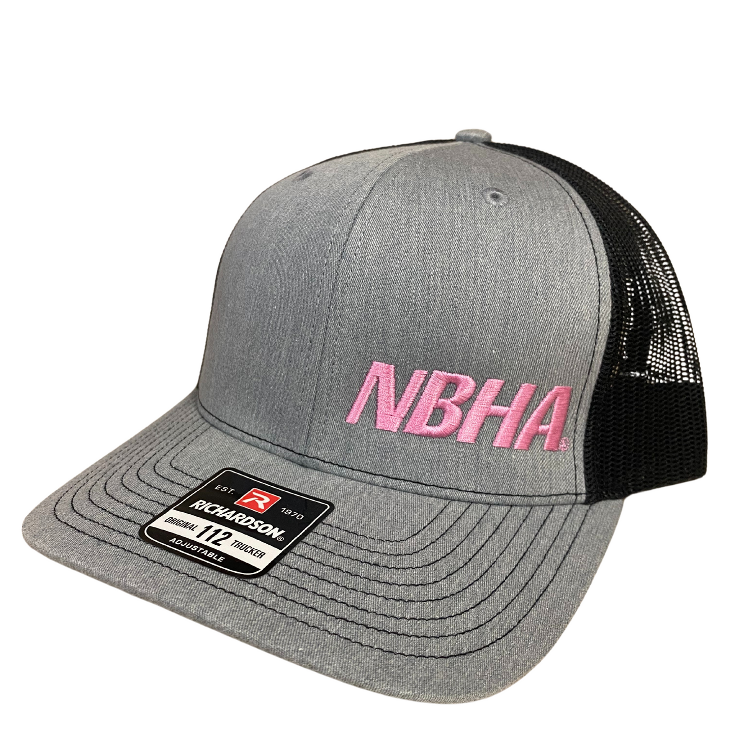 NBHA Trucker Hat : Grey/Black/Pink