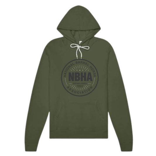 NBHA Hooded Sweatshirt : Military Green