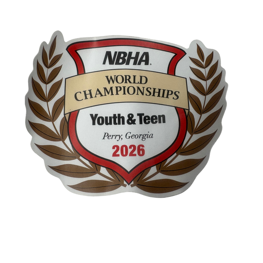 2026 NBHA Youth & Teen World Championship Shield Sticker