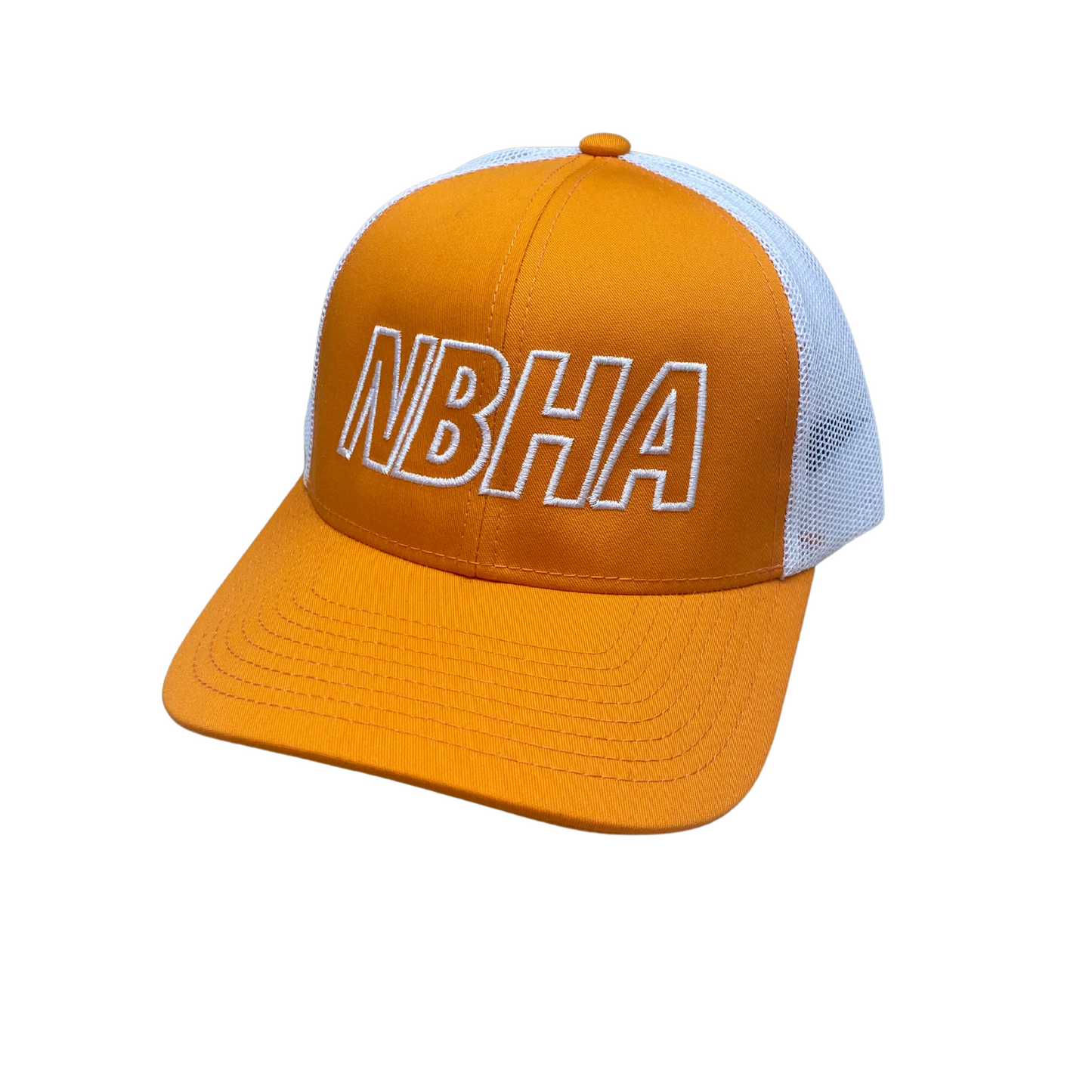 NBHA Trucker Hat : Orange/White