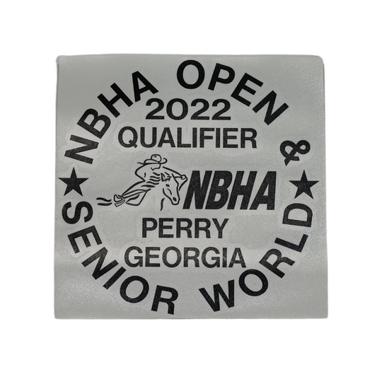 2022 NBHA Open & Senior World Championship Decal : Qualifier