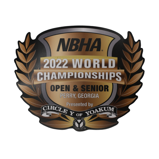 2022 NBHA Open & Senior World Championship Sticker