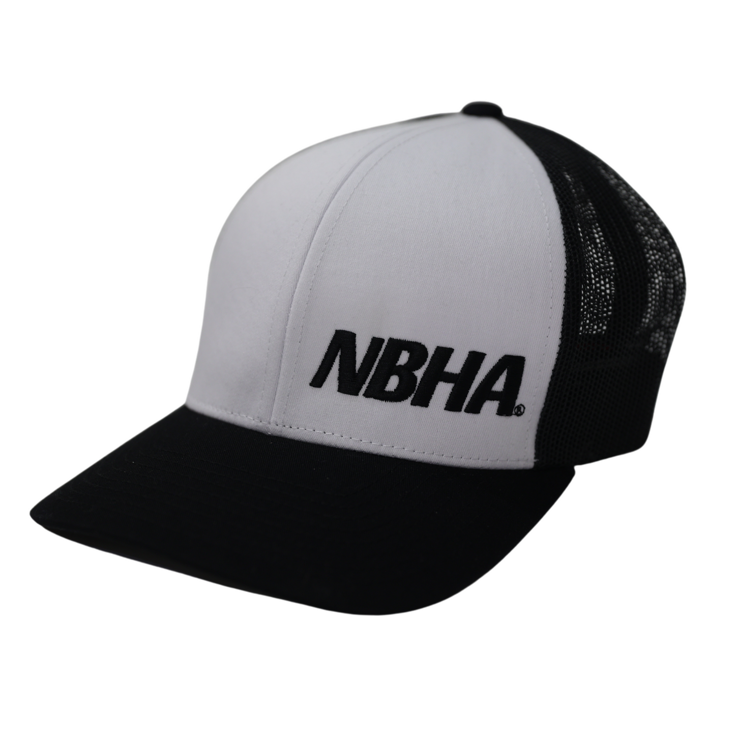 NBHA Trucker Hat : White/Black